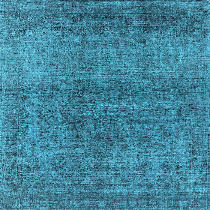Square Oriental Light Blue Industrial Rug, urb2206lblu