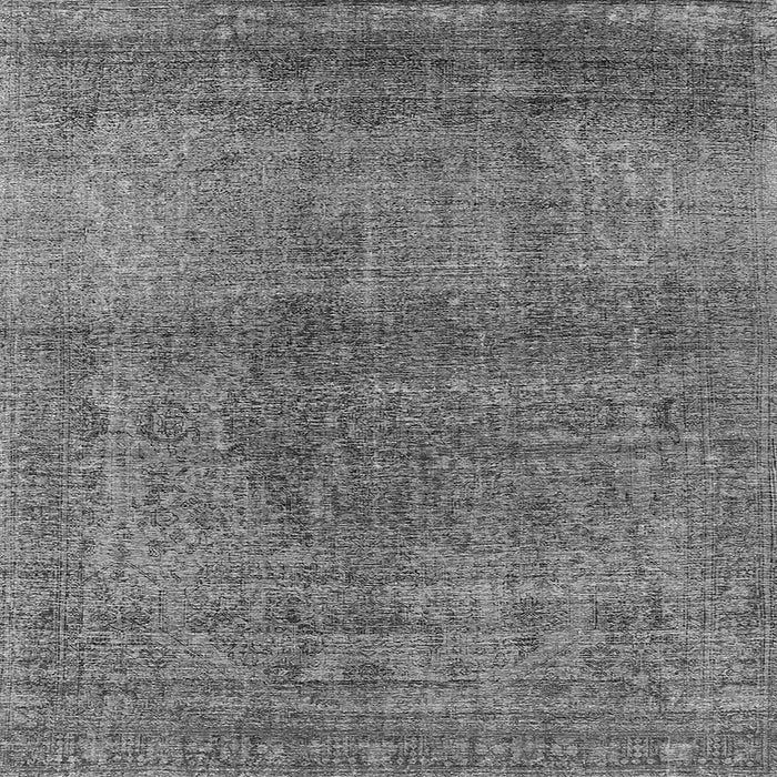 Square Oriental Gray Industrial Rug, urb2206gry