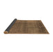 Sideview of Oriental Brown Industrial Rug, urb2206brn