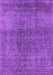 Machine Washable Oriental Purple Industrial Area Rugs, wshurb2206pur