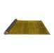 Sideview of Oriental Yellow Industrial Rug, urb2206yw