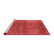 Industrial Red Washable Rugs