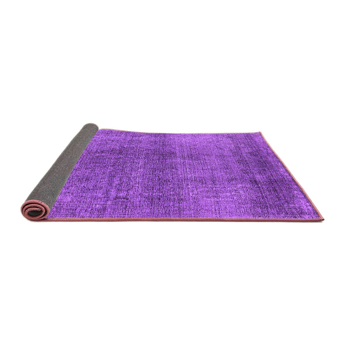 Sideview of Oriental Purple Industrial Rug, urb2206pur