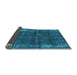 Sideview of Oriental Light Blue Industrial Rug, urb2207lblu