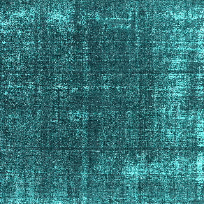 Square Oriental Turquoise Industrial Rug, urb2207turq