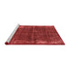 Industrial Red Washable Rugs