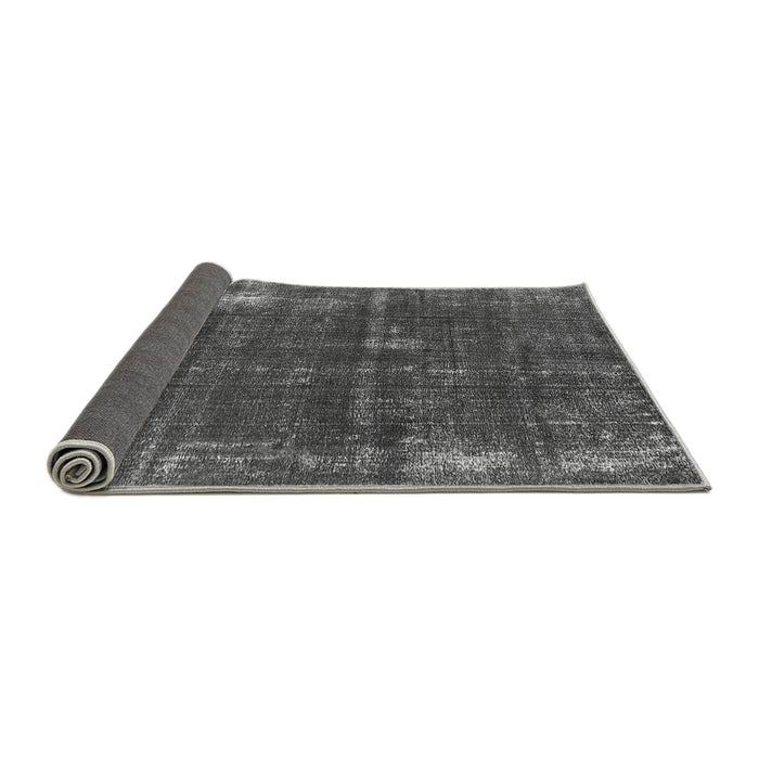 Sideview of Oriental Gray Industrial Rug, urb2207gry