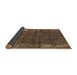 Sideview of Oriental Brown Industrial Rug, urb2207brn