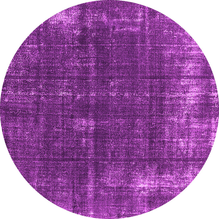 Round Oriental Pink Industrial Rug, urb2207pnk