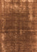 Machine Washable Oriental Orange Industrial Area Rugs, wshurb2207org