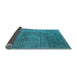 Sideview of Oriental Light Blue Industrial Rug, urb2208lblu