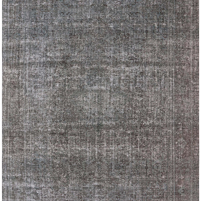 Machine Washable Industrial Modern Gray Rug, wshurb2208