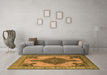 Machine Washable Oriental Orange Industrial Area Rugs in a Living Room, wshurb2209org