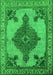 Oriental Green Industrial Rug, urb2209grn