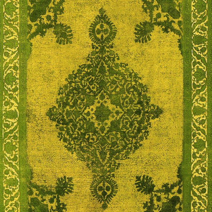 Oriental Yellow Industrial Rug, urb2209yw