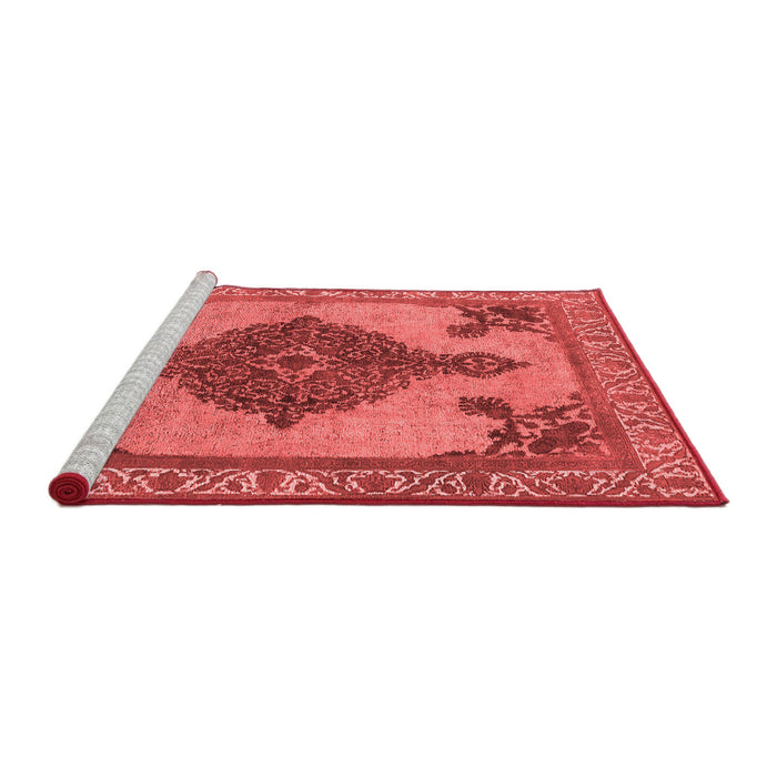 Industrial Red Washable Rugs