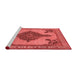 Industrial Red Washable Rugs