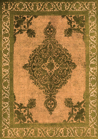 Oriental Orange Industrial Rug, urb2209org