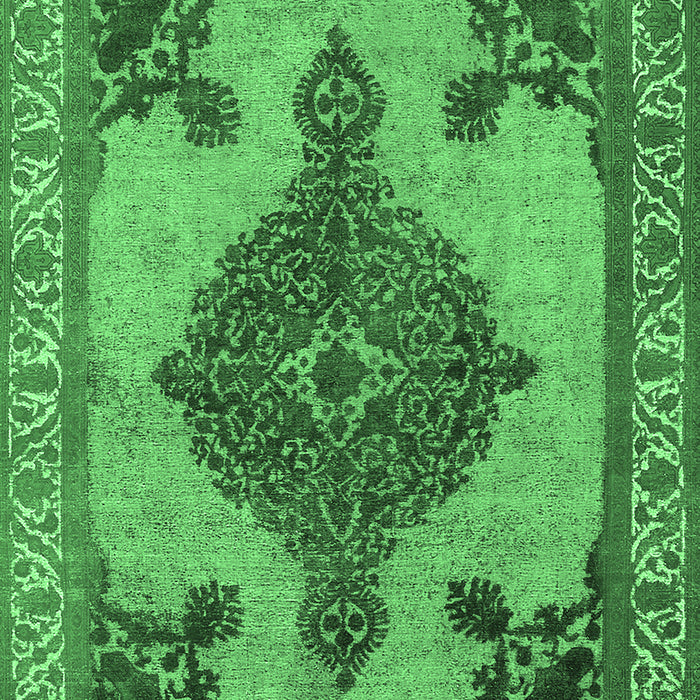 Oriental Emerald Green Industrial Rug, urb2209emgrn