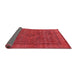 Sideview of Mid-Century Modern Red Oriental Rug, urb2210