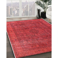 Mid-Century Modern Red Oriental Rug, urb2210