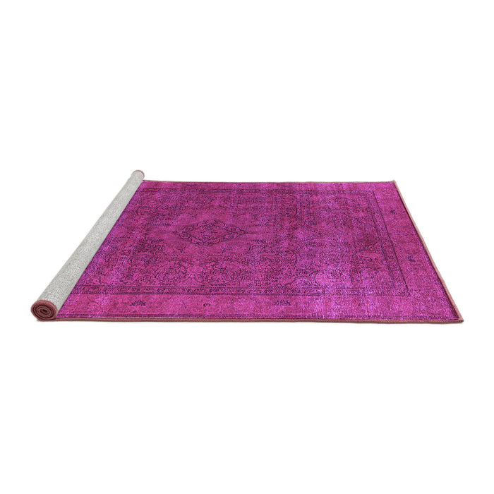 Sideview of Machine Washable Oriental Purple Industrial Area Rugs, wshurb2210pur