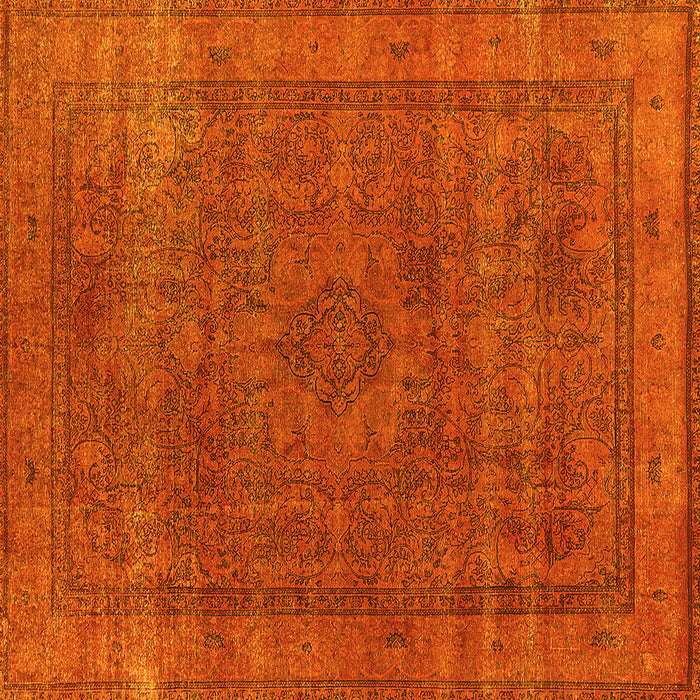 Square Oriental Yellow Industrial Rug, urb2210yw