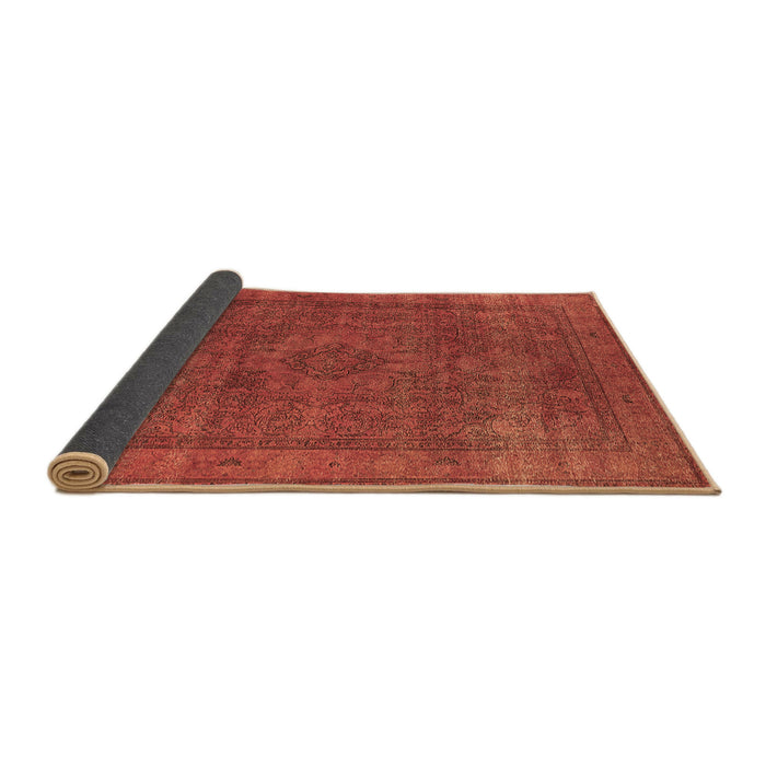Sideview of Oriental Brown Industrial Rug, urb2210brn