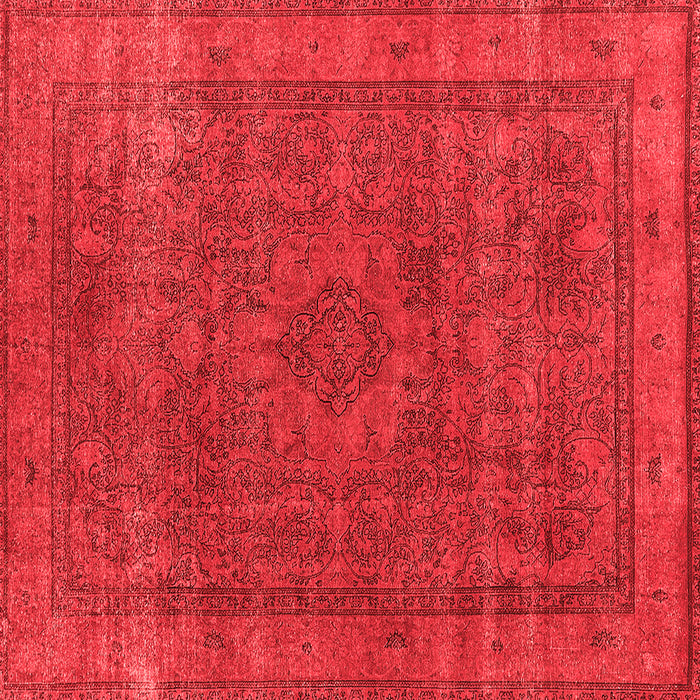 Machine Washable Oriental Red Industrial Rug, wshurb2210red