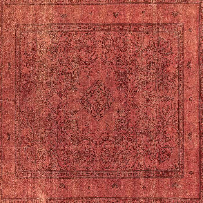 Square Oriental Brown Industrial Rug, urb2210brn