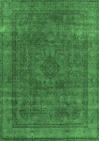 Oriental Emerald Green Industrial Rug, urb2210emgrn