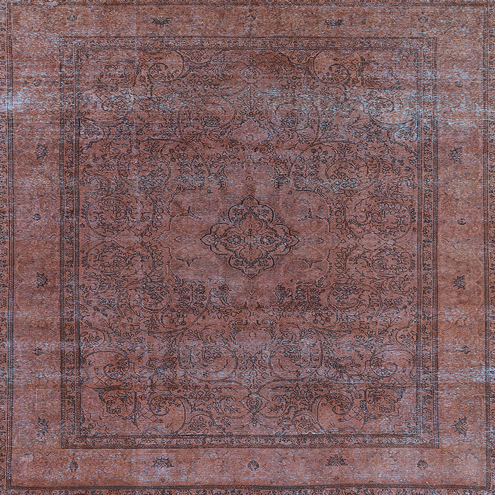 Square Oriental Light Blue Industrial Rug, urb2210lblu