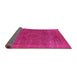 Sideview of Oriental Pink Industrial Rug, urb2210pnk