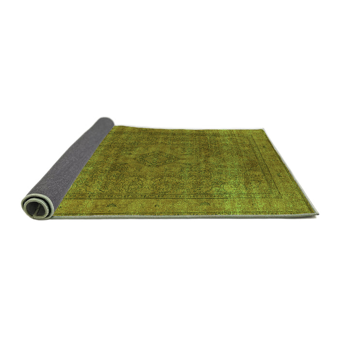 Sideview of Oriental Green Industrial Rug, urb2210grn