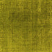 Square Oriental Yellow Industrial Rug, urb2211yw