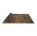 Sideview of Oriental Brown Industrial Rug, urb2212brn