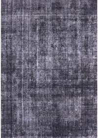 Machine Washable Industrial Modern Charcoal Blue Rug, wshurb2212