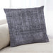 Lifestyle Image of Mid-Century Modern Urban Square Charcoal Blue Throw Pillow, 18 inch by 18 inch, pwurb2212