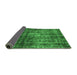 Sideview of Oriental Green Industrial Rug, urb2212grn