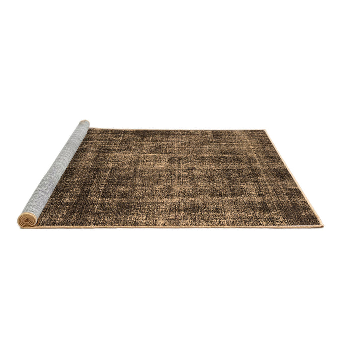 Sideview of Machine Washable Oriental Brown Industrial Rug, wshurb2212brn
