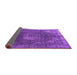 Sideview of Oriental Purple Industrial Rug, urb2213pur