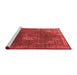 Industrial Red Washable Rugs