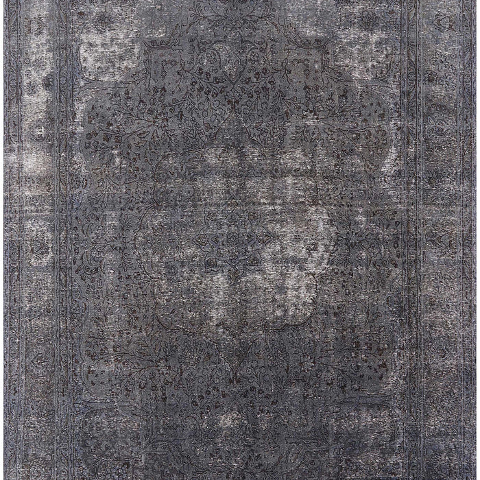 Mid-Century Modern Black Oriental Rug, urb2213