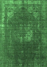 Oriental Emerald Green Industrial Rug, urb2213emgrn