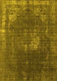 Oriental Yellow Industrial Rug, urb2213yw