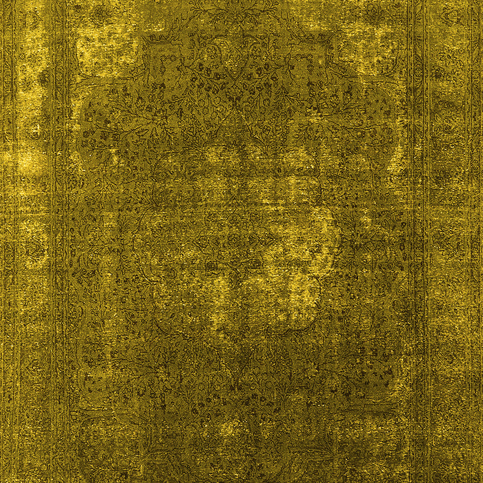 Oriental Yellow Industrial Rug, urb2213yw