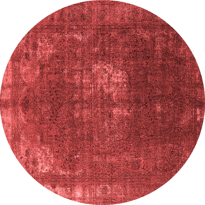 Machine Washable Oriental Red Industrial Rug, wshurb2213red