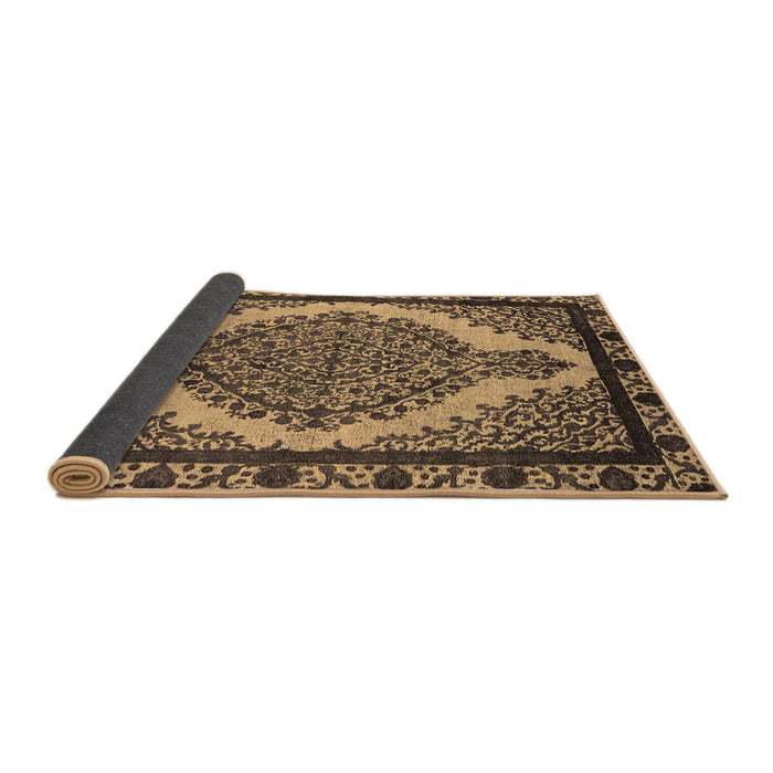 Sideview of Oriental Brown Industrial Rug, urb2214brn