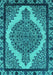 Oriental Turquoise Industrial Rug, urb2214turq