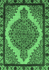 Oriental Emerald Green Industrial Rug, urb2214emgrn